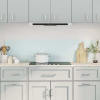 vidaXL Kuchynské zásteny 2 ks biele 80x40 cm tvrdené sklo - Biela - 205922-139559