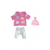 Zapf BABY born Súprava s ružovým kožúškom, 43 cm