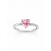 Thomas Sabo TR2476-051-9-54 Silver Ring with pink Stone in Heart Shape Ladies