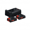 BOSCH BOSCH EXPERT 2 × EXBA18V-40 + GAL 12V/18V-80 - Set dvoch akumulátorov 18V 4,0Ah a nabíjačky - 1600A0373J