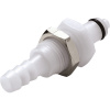 Hadicová spojka CPC NW3,2, POM, pre hadice Ø 4,8 mm, samec: hadicová násadka, ventil (5 ks)