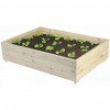 Vyvýšený záhon drevený XL Baby Mix 150x120x30 cm