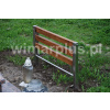 Záhradná lavica, lavička - Lavica pre cintorínske skladanie nehrdzavejúcej (Lavica pre cintorínske skladanie nehrdzavejúcej)