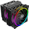 AKASA chladič CPU SOHO H7 Dual Tower RGB, 2x 120mm, LGA1700, AM5 AK-CC4026HP01