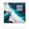 Nástenný kalendár 2026 Aqua