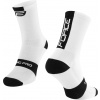 ponožky FORCE LONG PRO, bílo-černé Velikost: S-M/36-41