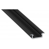Greenlux AL-PROFIL Z BLACK 2M (10-0102-20) - Zapustený hliníkový profil GXLP1073