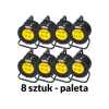 Blow 98-096# Przedłużacz sieciowy pr-61 4-gniazda z uziemieniem 30m bęben pcv 3x1,5mm 8-pak