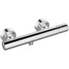 Laveo Pretto, nástenná termostatická sprchová batéria 150mm, chrómová, LAV-BAO_040D