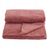 Prikrývka na posteľ - Kolekcia KOC Home Styling Polyester 160 x 130 cm odtiene ružovej (Prikrývka Plaid Bedspread na posteli extrudovaná mikrovlákna)