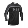 Dres F-16 2020, FLY RACING - USA detská (čierna / sivá) YM