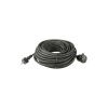 Vonkajší predlžovací kábel 20 m / 1 zásuvka / čierny / guma-neoprén / 230 V / 1,5 mm2
