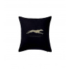 Vintage Greyhound - Vankúš 50x50 - 50x50 - Iba poťah ( Čierna )
