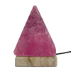 Kvalitná USB Pyramídová Soľná Lampa - 9 cm (viac farebná) Varianta: 9 cm (viac farebná) -