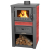 STREND Kachle Nova Ceramic, 7,5 kW, 120 mm, červená