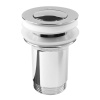 MEREO Výpusť uzatváracia CLIC-CLAC, SOLID , celokovová s prepadom, chróm. mosadz, ø 5/4