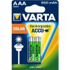 Varta Rechargeable Accu Solar AAA 550 mAh 2x