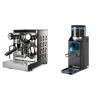 Rocket Espresso Appartamento TCA, copper + Rancilio Rocky Doserless, black