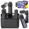 Kondenzátorový mikrofón GearPro Bezdrôtový kravatový mikrofón USB C / IPhone