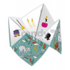 Mini kreatívna sada Nebo peklo raj Origami Paper Fortune Tellers Atelier Janod papierové skladačky 24 kariet od 7 rokov J07941