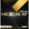 Poťah Gewo NEXXUS XT PRO 48 Vyberte FARBU poťahu: červený / RED, Vyberte HRÚBKU špongie: 2,1 mm