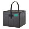 Termobox na pizzu s černým úchytem 4 ks (33 cm)| TOM, R-EPPZ35175BST černá