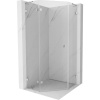 Mexen Lunar, L päťuholníkový sprchový kút naklápací doľava 90 x 90 cm, 8mm číre sklo, chrómový profil, 831L-090L-090P-01-00-L