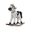 Hojdací koník s melódiou Milly Mally Mustang bielo-čierny puntíkovaný (Hojdací koník s melódiou Milly Mally Mustang bielo-čierny puntíkovaný)