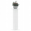 VidaXL Stojany na rastliny, 2 ks, biele, 30x30x95 cm