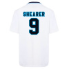 Score Draw England Retro Home Shirt 1996 Adults Shearer 9 M