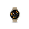 Garmin VENU 3S, French Gray/Soft Gold, Leather
