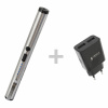 Paralyzér v tvare perá Beast Defense Pen 500 000 V s adaptérom - strieborný