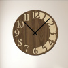 drevo zivota Nástenné hodiny CLOCK Farebný dekor: Ořech-Javor, Farba ručičiek: Černé, Velikost hodin: 60x60