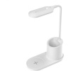 Platinet PDL1930W stolní LED lampa 3W stmívatelná, bezdrátové nabíjení, bílá PLADLL1930BL