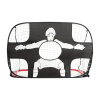 RealG RC-K-1432 Skladacie futbalové bránky s cieľovou sieťou 2 v 1, 120 x 75 cm