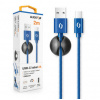 Aligator DATKP30 PREMIUM 2A, USB-C, modý