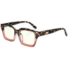 GLASSA Blue Light Blocking Glasses PCG 014, +0,00 dio, červené