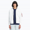 Alpha Industries pánska mikina Back Print Zip white