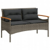 Lavica s operadlom, drevo 116 x 62,5 cm