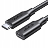 Ugreen 10387 USB typu C 3.1 Gen2 samec - samica s niklovým pokovovaním, 1m, černý