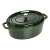 Staub Hrniec oválny 33 cm 6,7 l zelený