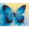 Diamondi Diamantové maľovanie MODRÝ MOTÝĽ bez rámu a bez vypnutia plátna