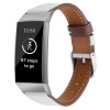 BStrap Leather Italy Large remienok na Fitbit Charge 3 / 4, white SFI006C07