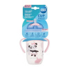 Canpol babies Exotic Animals Non-Spill Expert Cup With Weighted Straw Pink nevylievací hrnček so slamkou 270 ml
