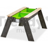 Pieskovisko cédrové stôl na vodu a piesok Aksent sand&water table Exit Toys veľké s krytom objem 32 kg