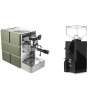Stone Espresso Mine Green + Eureka Mignon Turbo, BL black
