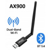 Externá sieťová karta WiFi 6 USB AX900 2,4 / 5 GHz + Bluetooth 5.3
