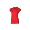 Mizuno Core Short Sleeve Tee W XL, červená / čierna