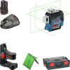 Bosch Líniový laser GLL 3-80 CG + BM 1 + akumulátor, L-Boxx - 0601063T00