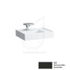 LAUFEN KARTELL Umývadlo s odkladacou plochou vpravo 60 x 46 cm čierna lesklá H8103340208141